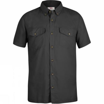 Camisa Fjallraven Abisko Vent Hombre - Gris Oscuro - Chile CEX158402